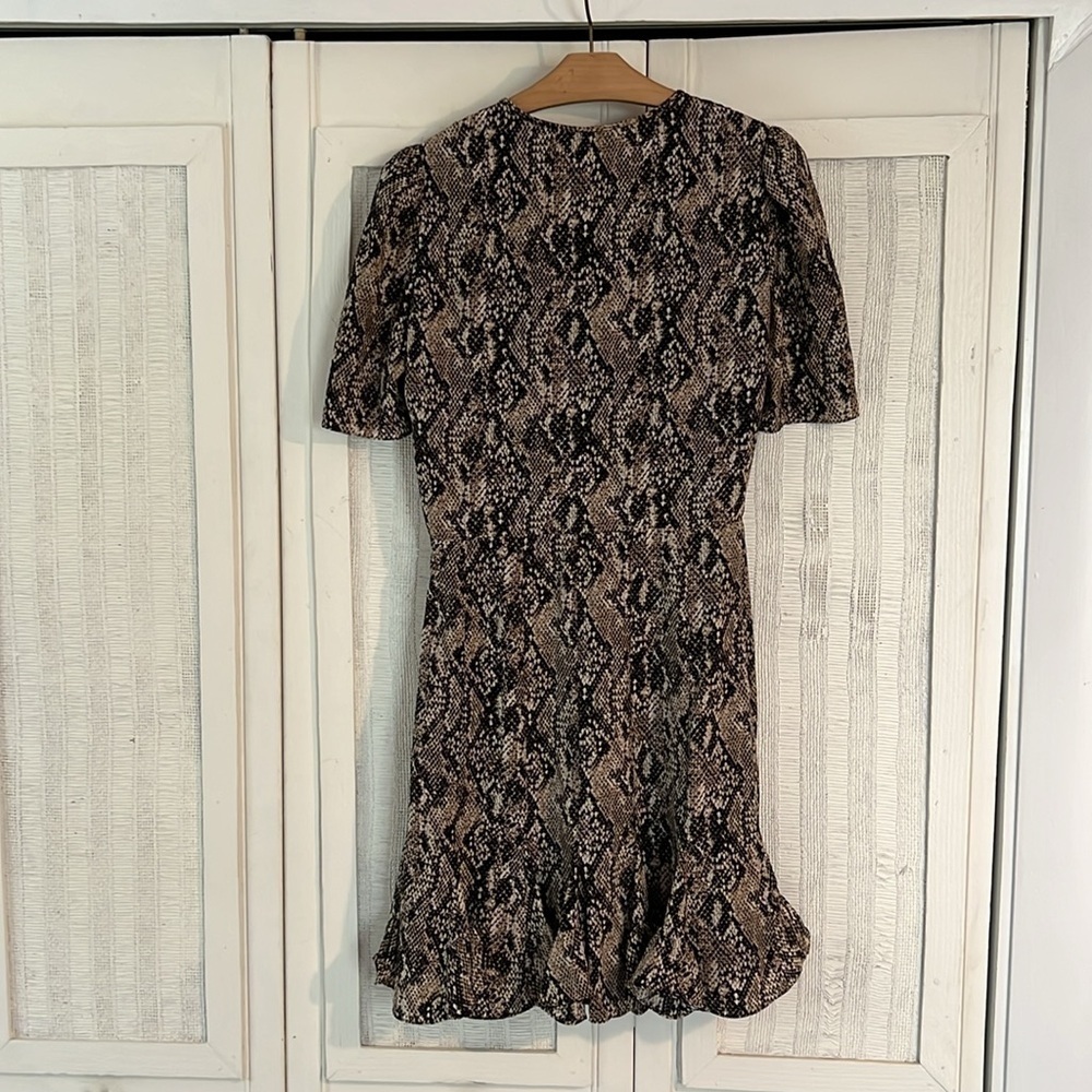 Veronica Beard Silk Reid Dress Python Size 0 - Picture 8 of 8